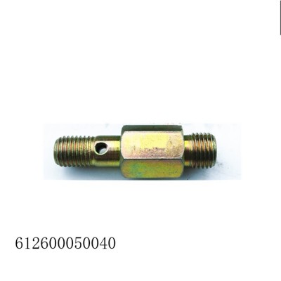 Original and High-Quality Weichai Engine Truck Spare Parts Hollow Bolt Joint 612600050040